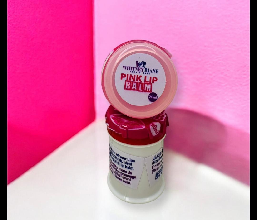 Pink Lip Balm & Pink Lip Scrub